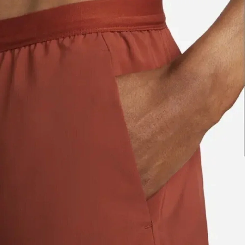 Nike Flex Stride 5'' Rugged Orange Mens Running Shorts CJ5453-832 Size M NEW - Picture 13 of 14